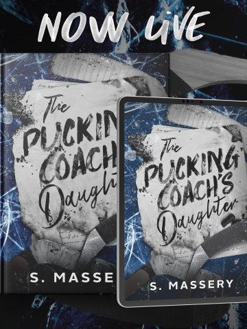 The Pucking Coach's Daughter by S. Massery book cover.
